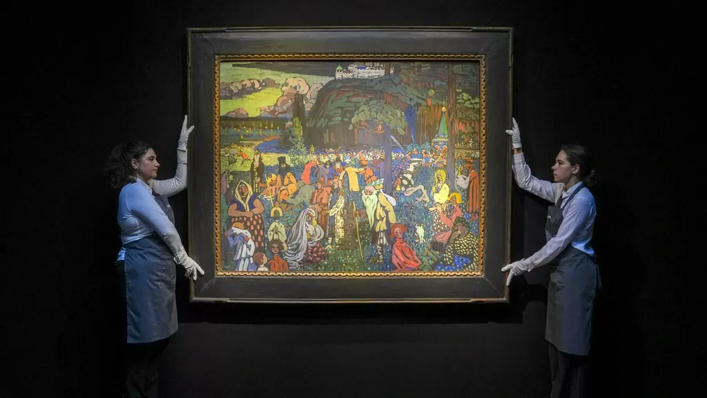 Kandinsky, looted by the Nazis, fetched almost €32 million at auction