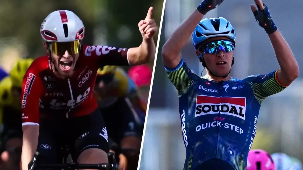 Tas and Merlier win turbulent Eneco Tour stages — another car on the course