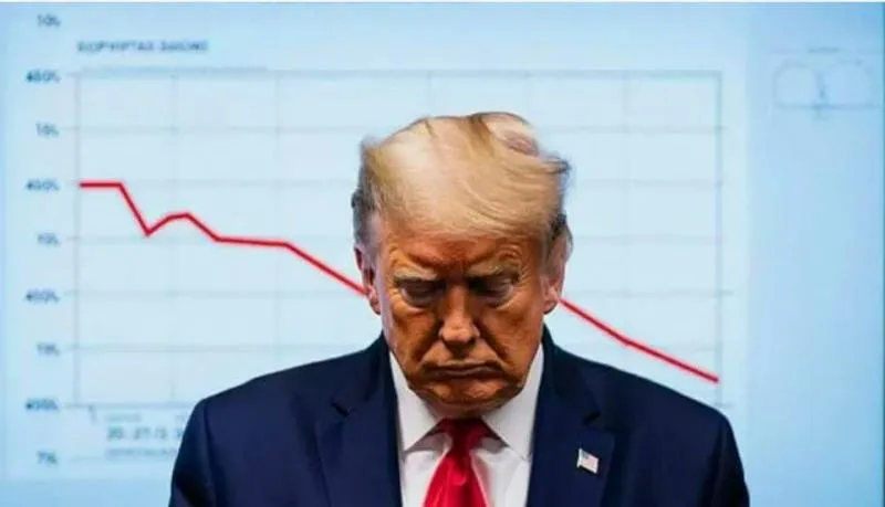 Trump’s Approval Rating Falls to a Dangerous Low as American Leadership Falters