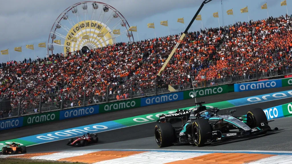 Russell wins Zandvoort sprint race; Verstappen only sixth