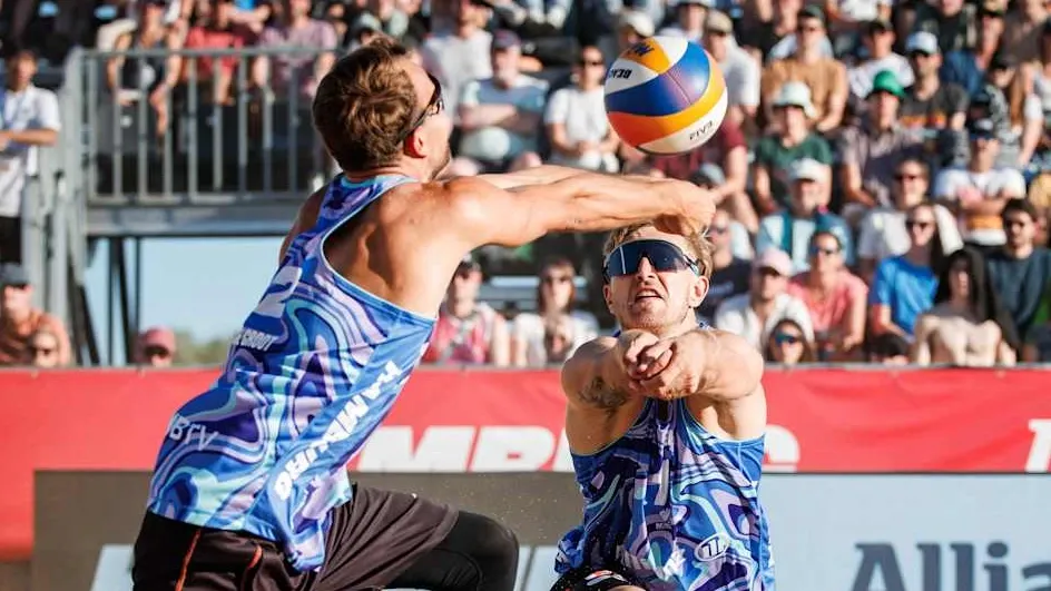 Beach duo Van de Velde/De Groot skip consolation final in Hamburg to protect European Championship hopes