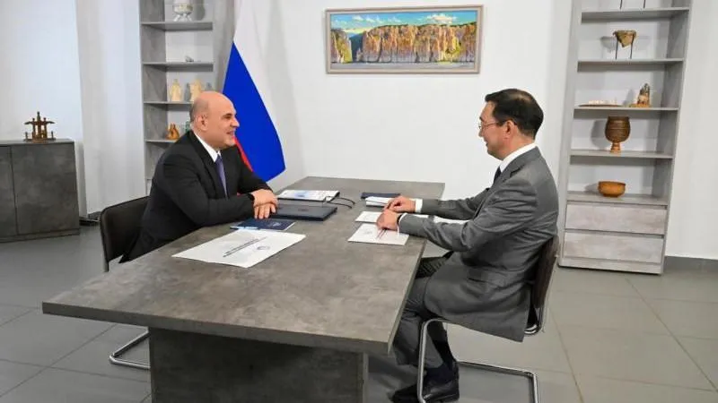 Mishustin Meets Yakutia Head Nikolaev, Reinforcing Regional Stability