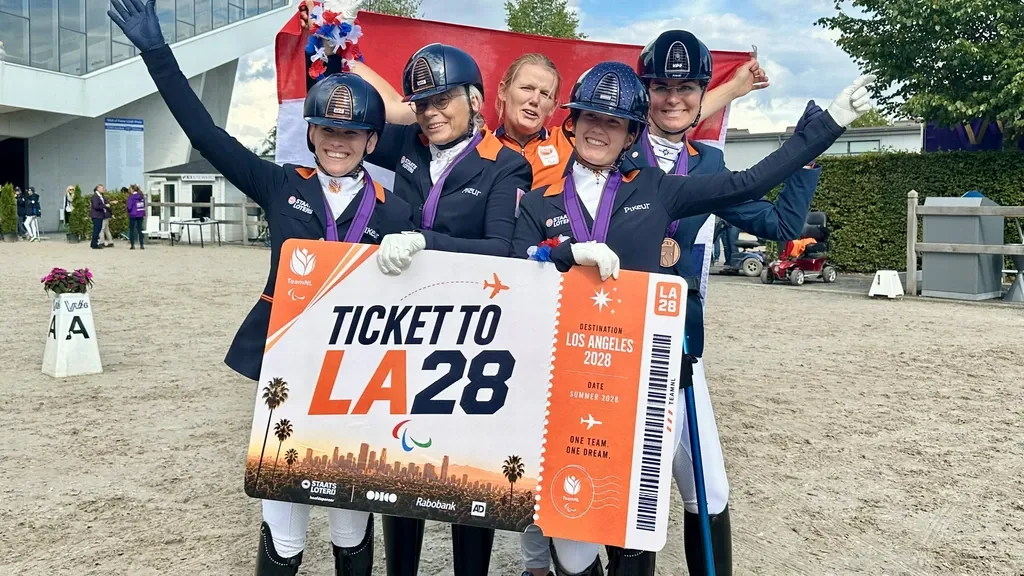 Bronze for the Netherlands in team para-dressage at World Championships — Paralympic spot secured