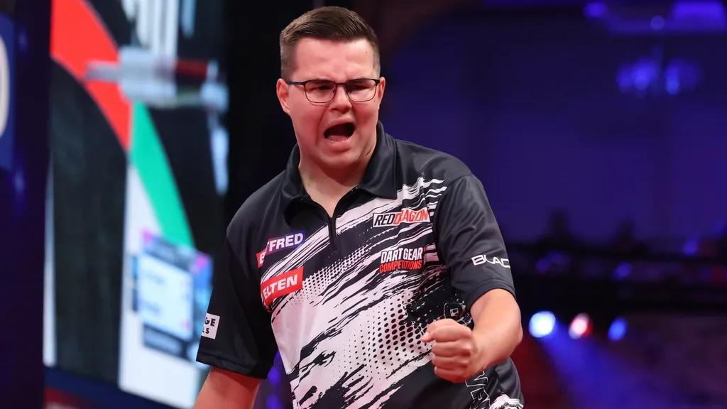 Van Veen survives dart thriller against Nijman; Menzies falls ill with high blood pressure